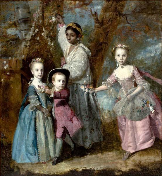 Sir Joshua Reynolds Elisabeth, Sarah and Edward, Children of Edward Holden Cruttenden Spain oil painting art